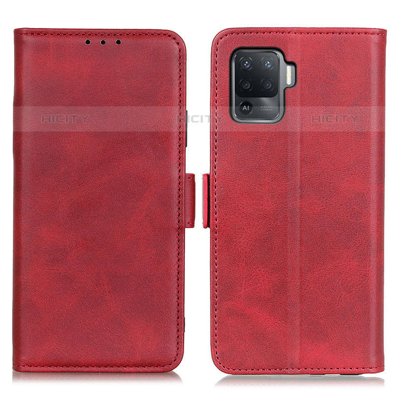 Handytasche Stand Schutzhülle Flip Leder Hülle M15L für Oppo F19 Pro Rot