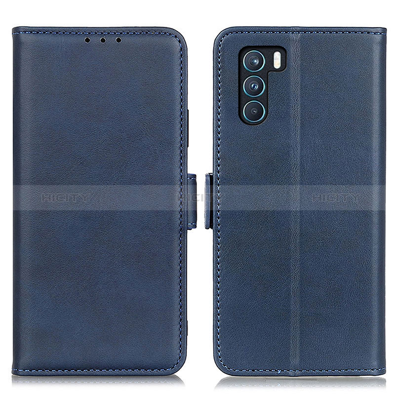 Handytasche Stand Schutzhülle Flip Leder Hülle M15L für Oppo K9 Pro 5G Blau