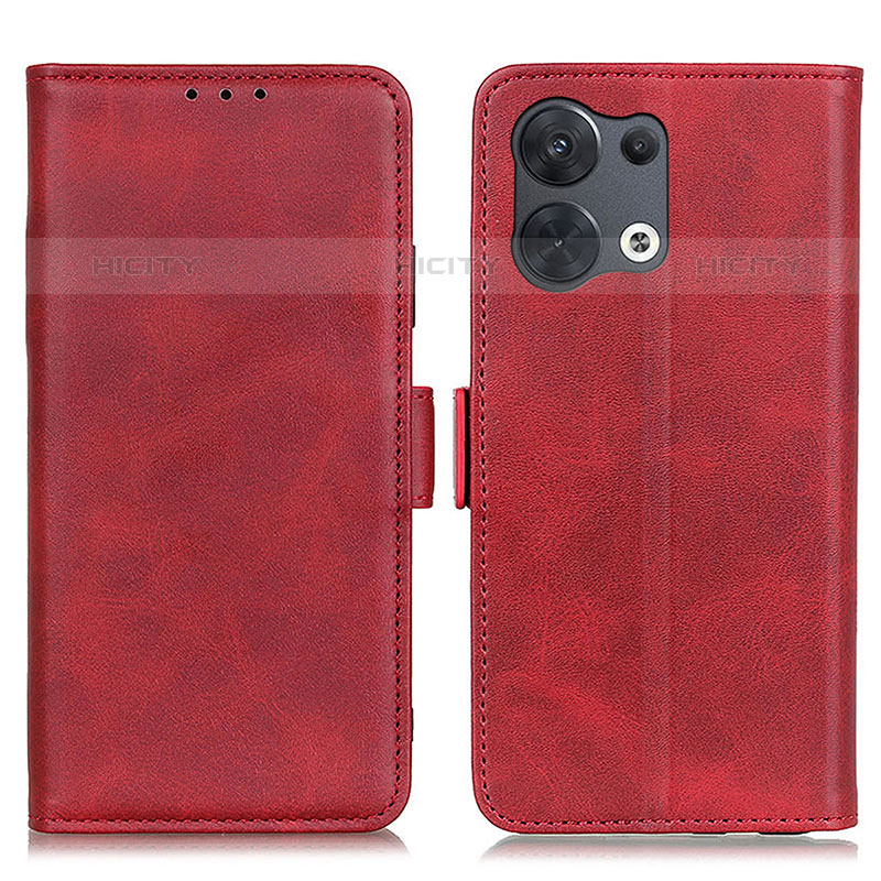 Handytasche Stand Schutzhülle Flip Leder Hülle M15L für Oppo Reno8 Pro 5G Rot