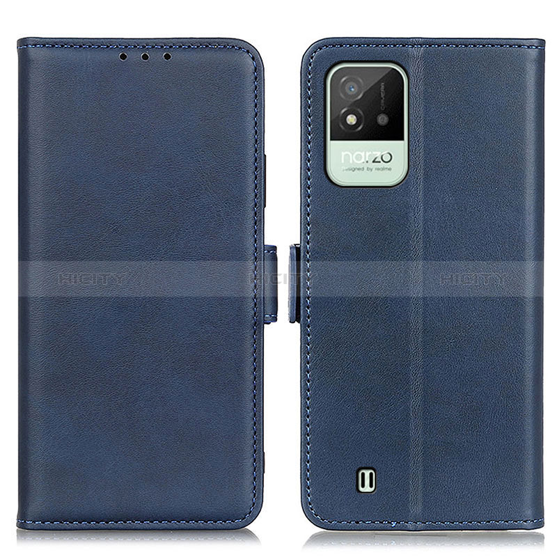 Handytasche Stand Schutzhülle Flip Leder Hülle M15L für Realme C11 (2021) Blau