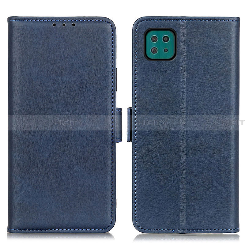 Handytasche Stand Schutzhülle Flip Leder Hülle M15L für Samsung Galaxy A22 5G Blau