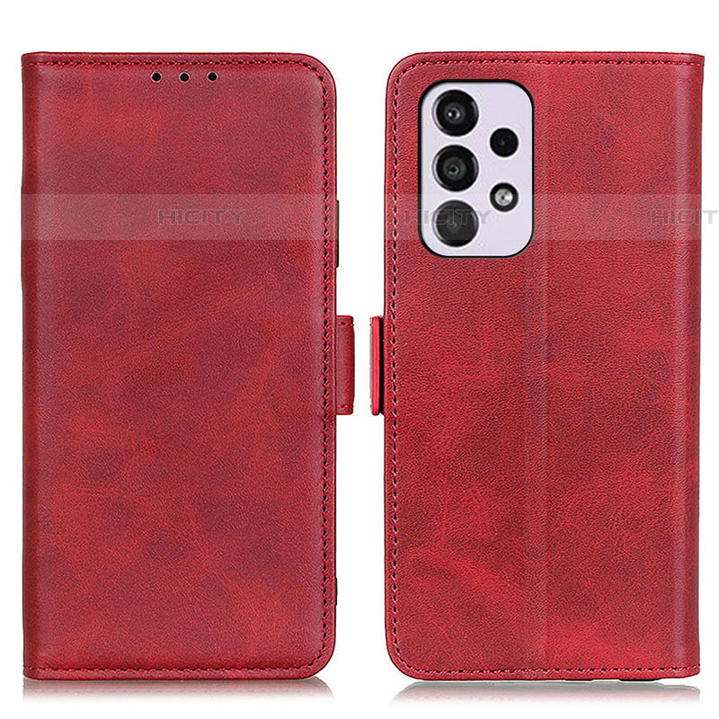 Handytasche Stand Schutzhülle Flip Leder Hülle M15L für Samsung Galaxy A33 5G Rot