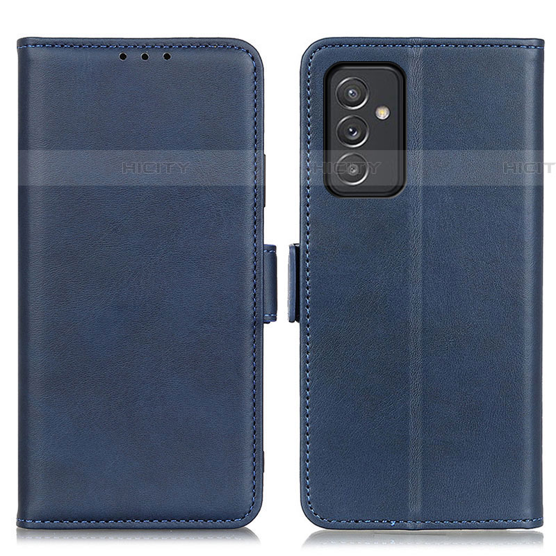 Handytasche Stand Schutzhülle Flip Leder Hülle M15L für Samsung Galaxy A54 5G Blau