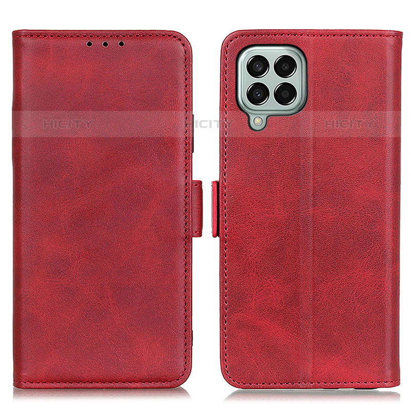 Handytasche Stand Schutzhülle Flip Leder Hülle M15L für Samsung Galaxy M33 5G Rot Plus