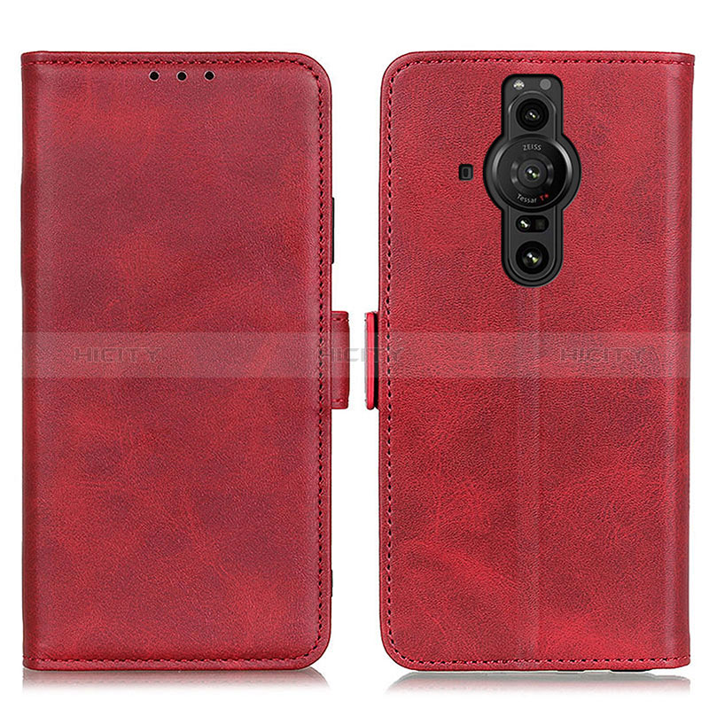 Handytasche Stand Schutzhülle Flip Leder Hülle M15L für Sony Xperia PRO-I Rot