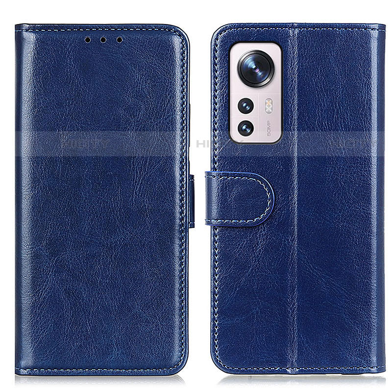 Handytasche Stand Schutzhülle Flip Leder Hülle M15L für Xiaomi Mi 12X 5G Blau