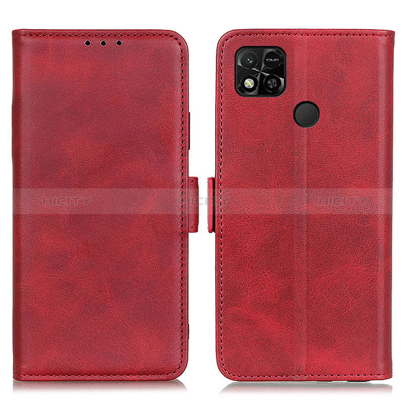 Handytasche Stand Schutzhülle Flip Leder Hülle M15L für Xiaomi POCO C3 Rot Plus