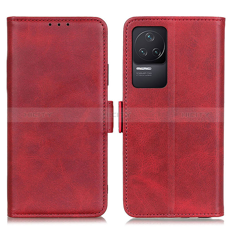 Handytasche Stand Schutzhülle Flip Leder Hülle M15L für Xiaomi Redmi K50 5G Rot Plus