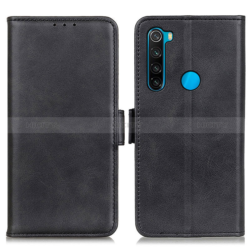 Handytasche Stand Schutzhülle Flip Leder Hülle M15L für Xiaomi Redmi Note 8 (2021) Schwarz