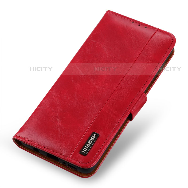 Handytasche Stand Schutzhülle Flip Leder Hülle M25L für Samsung Galaxy S21 5G Rot