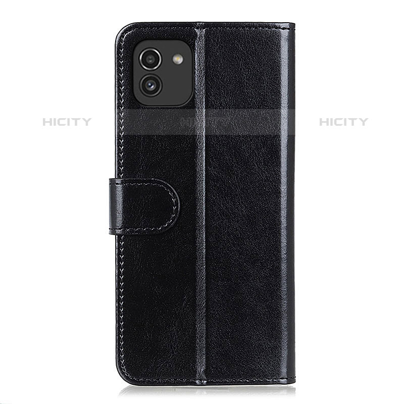 Handytasche Stand Schutzhülle Flip Leder Hülle ML7 für Samsung Galaxy A03 groß