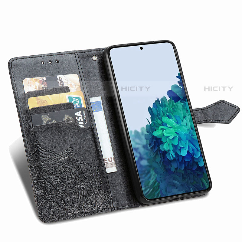 Handytasche Stand Schutzhülle Flip Leder Hülle Modisch Muster A01D für Samsung Galaxy S21 Plus 5G