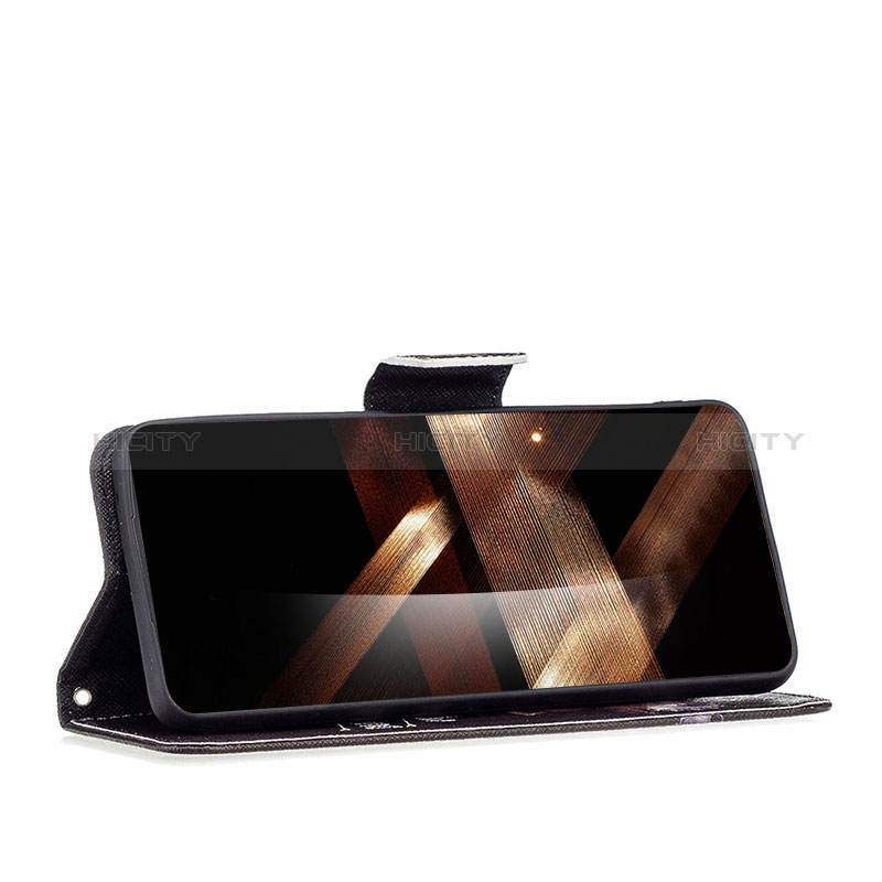 Handytasche Stand Schutzhülle Flip Leder Hülle Modisch Muster B01F für Huawei Honor X7a