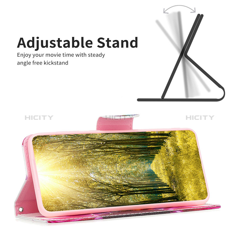 Handytasche Stand Schutzhülle Flip Leder Hülle Modisch Muster B01F für Realme GT Neo3 5G groß