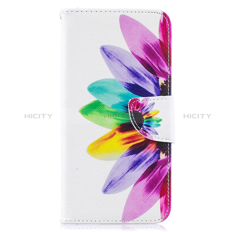 Handytasche Stand Schutzhülle Flip Leder Hülle Modisch Muster B01F für Samsung Galaxy A10 Plusfarbig