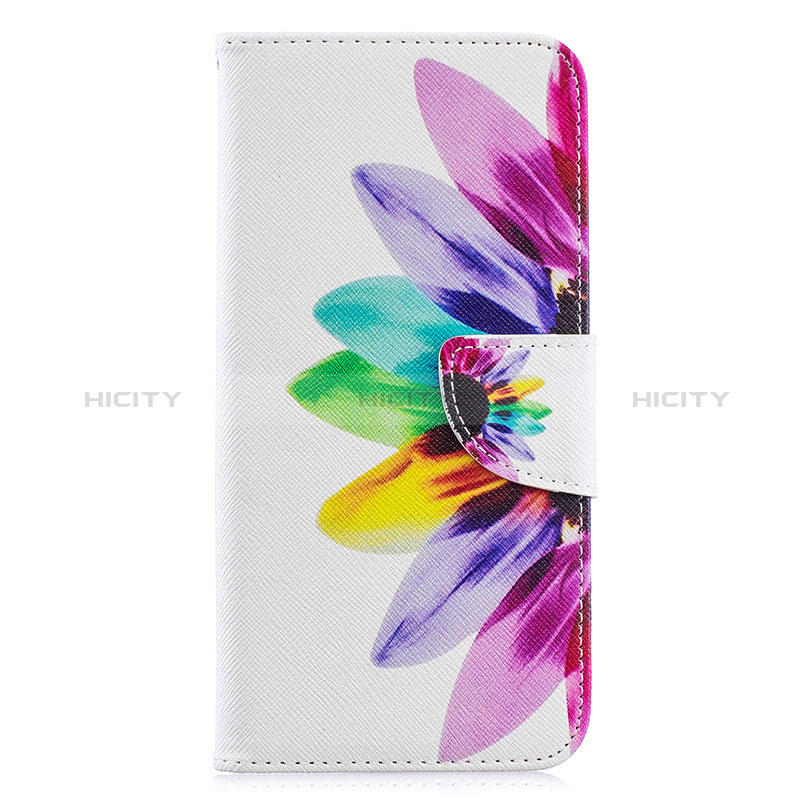 Handytasche Stand Schutzhülle Flip Leder Hülle Modisch Muster B01F für Samsung Galaxy A20 groß