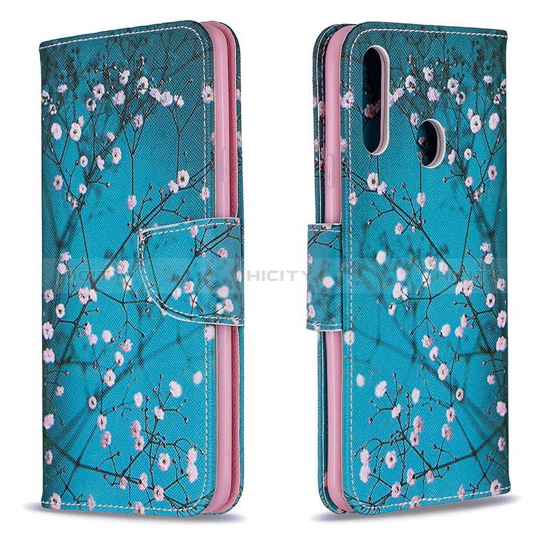 Handytasche Stand Schutzhülle Flip Leder Hülle Modisch Muster B01F für Samsung Galaxy A20s