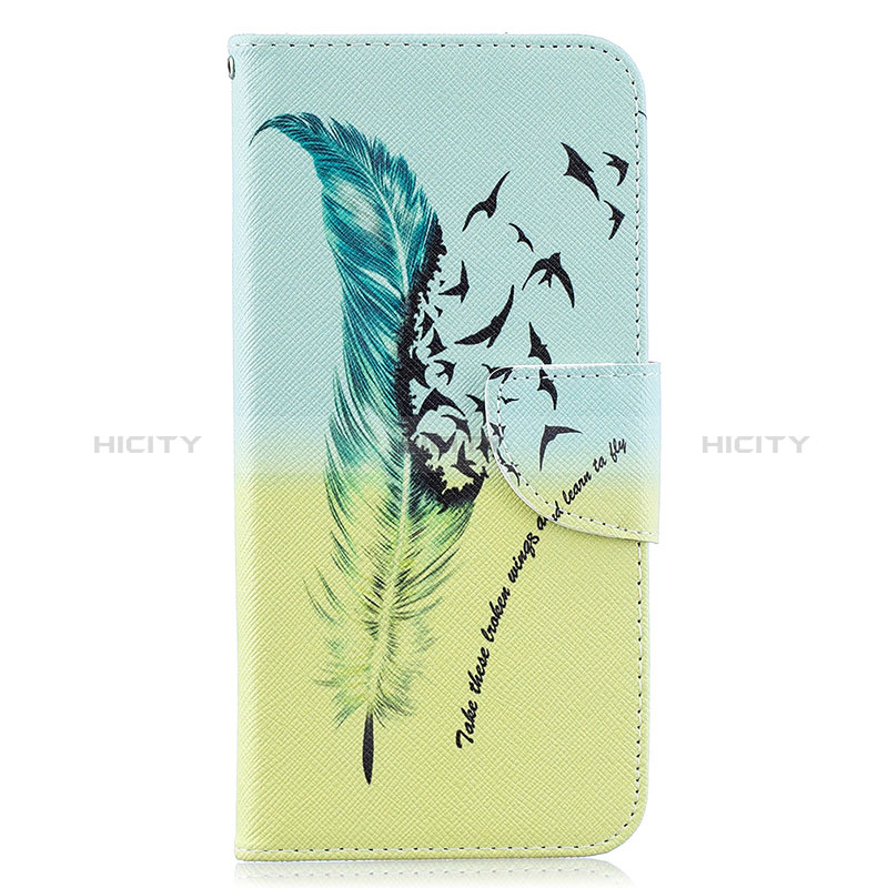 Handytasche Stand Schutzhülle Flip Leder Hülle Modisch Muster B01F für Samsung Galaxy A30S