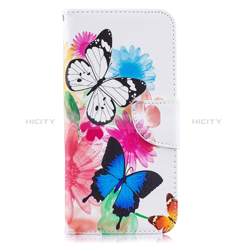 Handytasche Stand Schutzhülle Flip Leder Hülle Modisch Muster B01F für Samsung Galaxy A30S