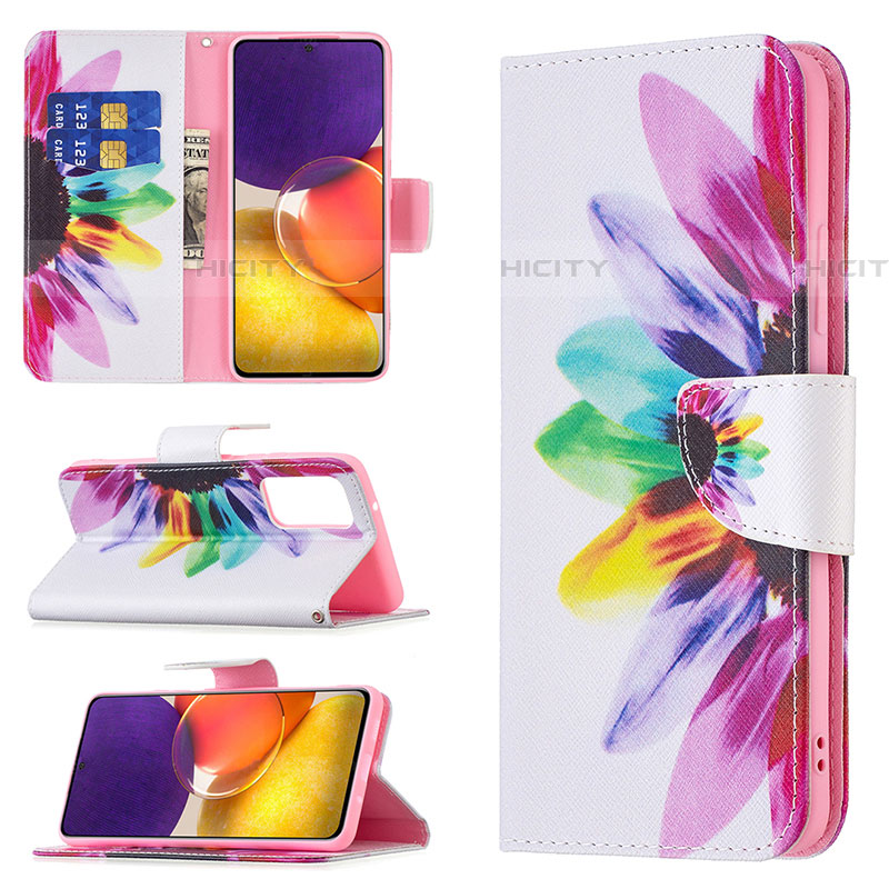 Handytasche Stand Schutzhülle Flip Leder Hülle Modisch Muster B01F für Samsung Galaxy A34 5G