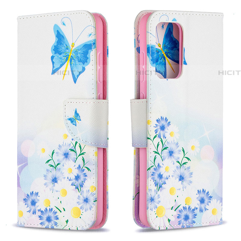 Handytasche Stand Schutzhülle Flip Leder Hülle Modisch Muster B01F für Samsung Galaxy A52 5G