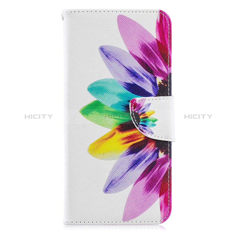 Handytasche Stand Schutzhülle Flip Leder Hülle Modisch Muster B01F für Samsung Galaxy A70 groß