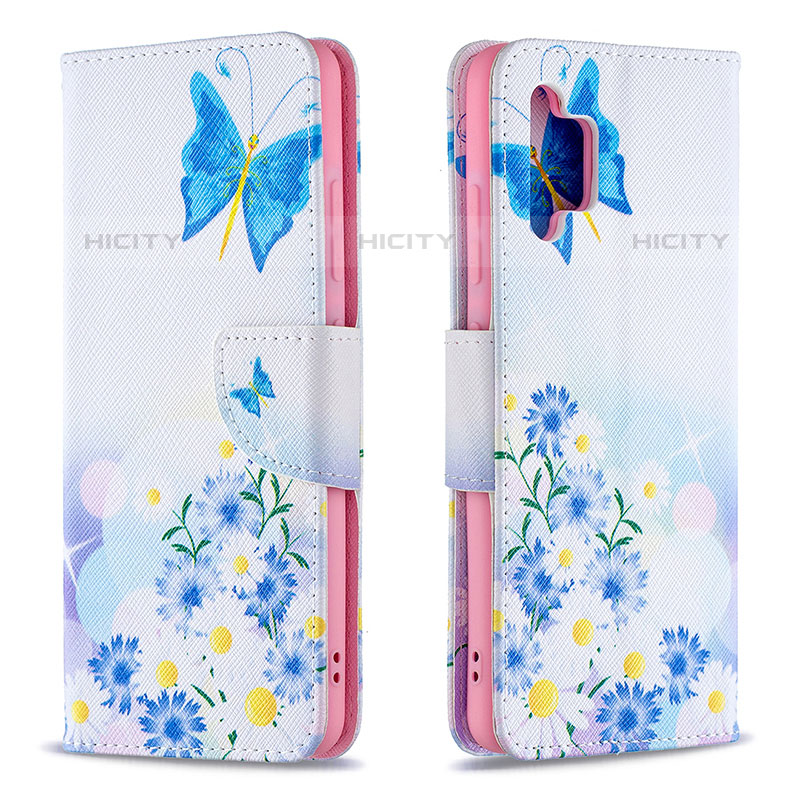 Handytasche Stand Schutzhülle Flip Leder Hülle Modisch Muster B01F für Samsung Galaxy M32 5G