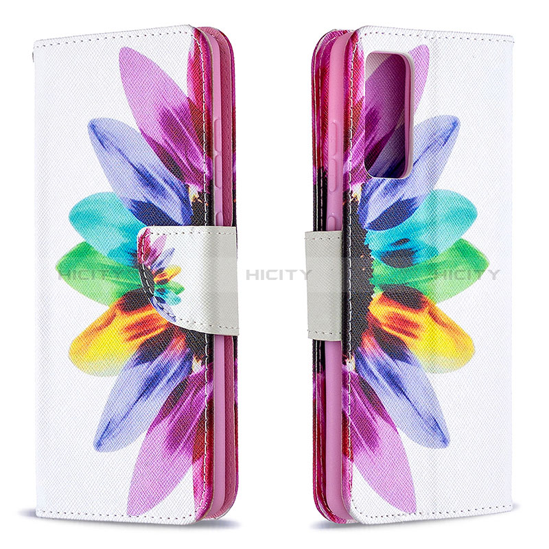 Handytasche Stand Schutzhülle Flip Leder Hülle Modisch Muster B01F für Samsung Galaxy S20 FE 5G Plusfarbig Plus