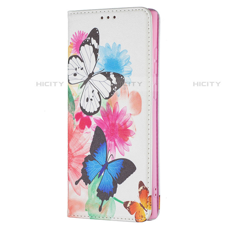 Handytasche Stand Schutzhülle Flip Leder Hülle Modisch Muster B01F für Samsung Galaxy S23 Ultra 5G Pink Plus