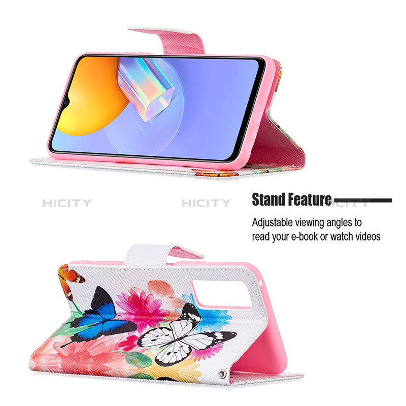 Handytasche Stand Schutzhülle Flip Leder Hülle Modisch Muster B01F für Vivo Y53s NFC