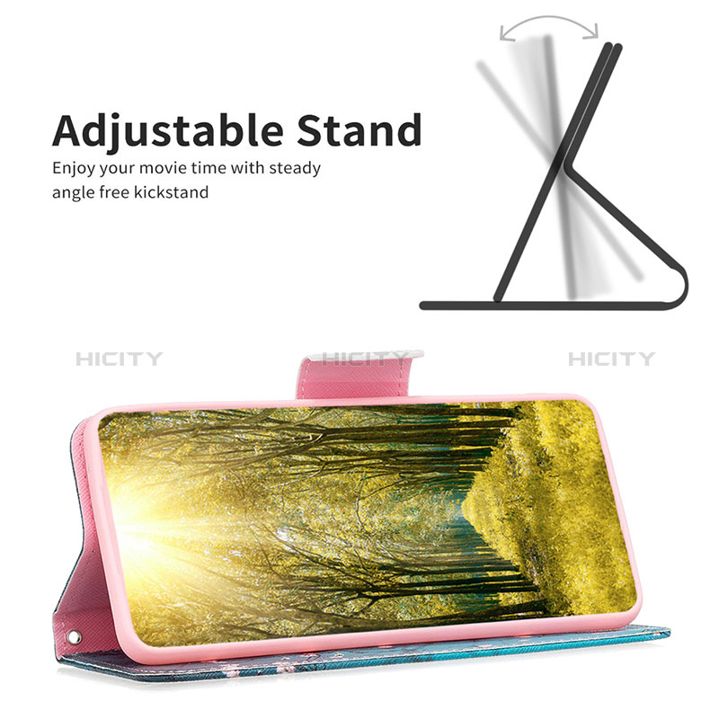 Handytasche Stand Schutzhülle Flip Leder Hülle Modisch Muster B01F für Xiaomi Poco C50