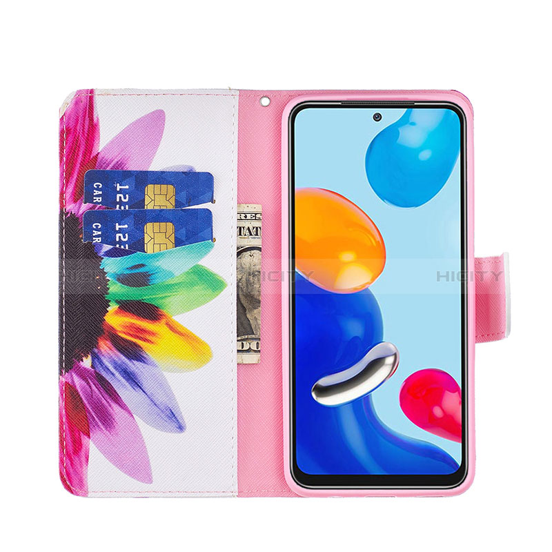 Handytasche Stand Schutzhülle Flip Leder Hülle Modisch Muster B01F für Xiaomi Redmi Note 11 4G (2022)