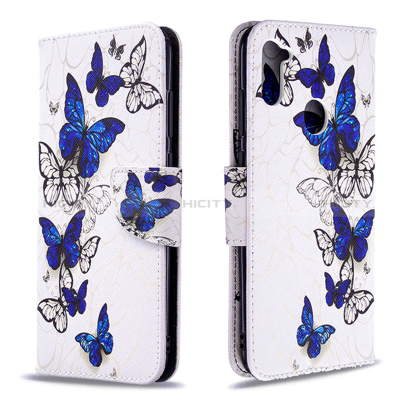 Handytasche Stand Schutzhülle Flip Leder Hülle Modisch Muster B03F für Samsung Galaxy A11