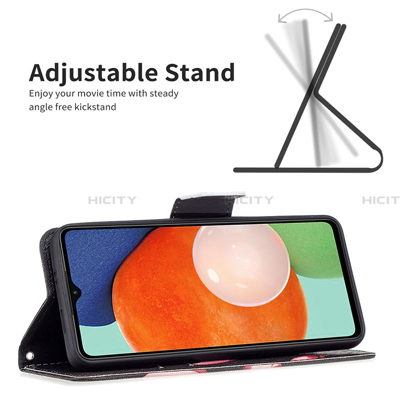 Handytasche Stand Schutzhülle Flip Leder Hülle Modisch Muster B03F für Samsung Galaxy A13 4G