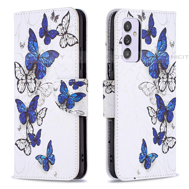 Handytasche Stand Schutzhülle Flip Leder Hülle Modisch Muster B03F für Samsung Galaxy A24 4G