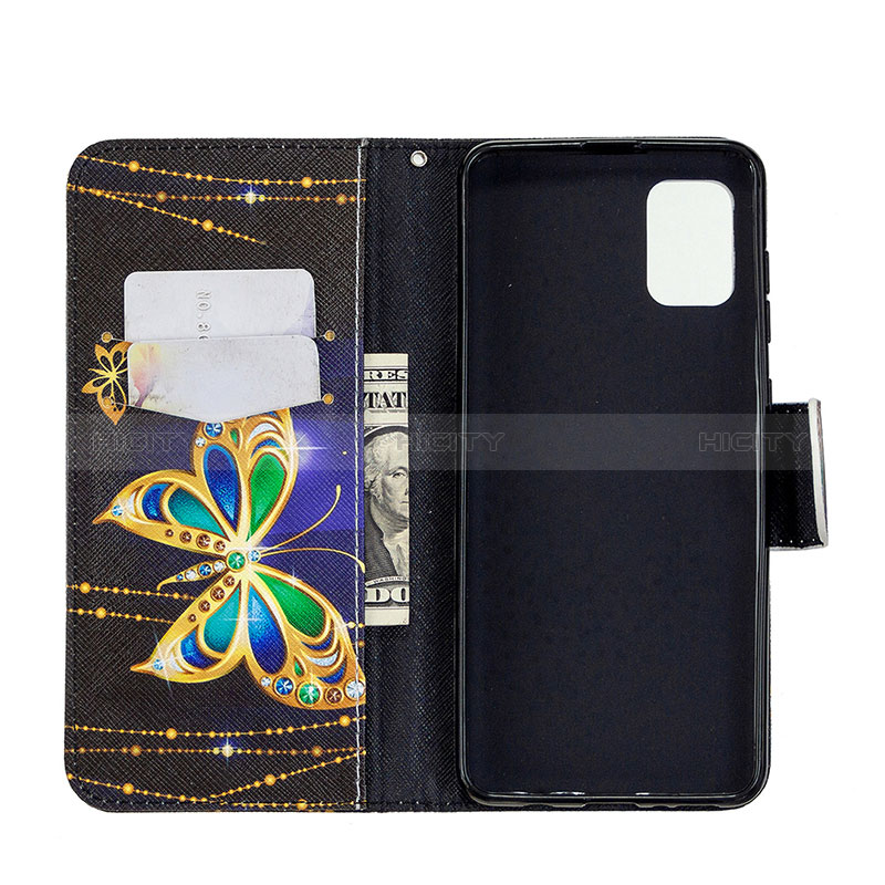 Handytasche Stand Schutzhülle Flip Leder Hülle Modisch Muster B03F für Samsung Galaxy A31 groß