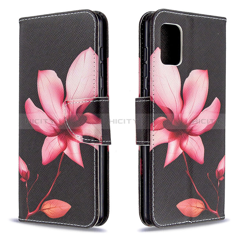 Handytasche Stand Schutzhülle Flip Leder Hülle Modisch Muster B03F für Samsung Galaxy A31 groß