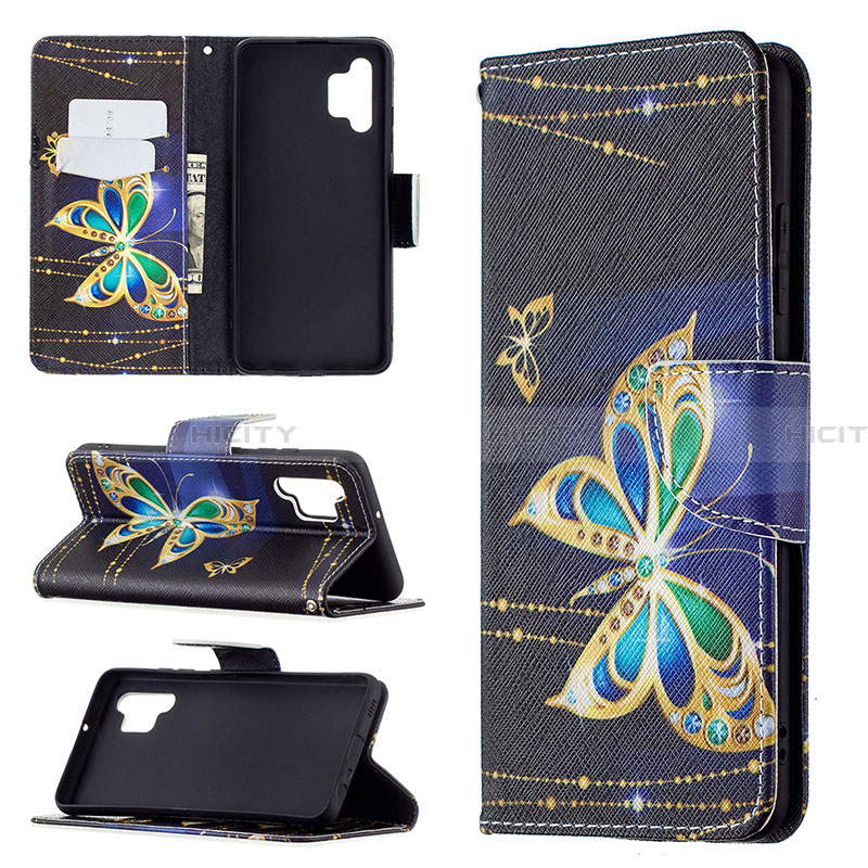 Handytasche Stand Schutzhülle Flip Leder Hülle Modisch Muster B03F für Samsung Galaxy A32 5G