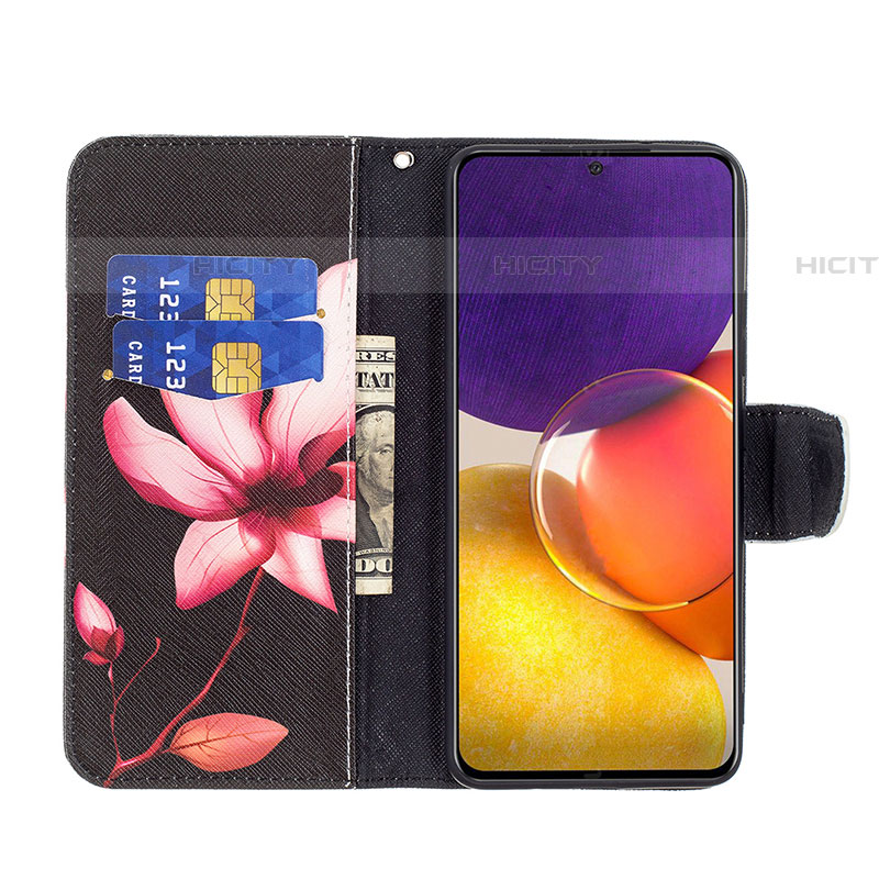 Handytasche Stand Schutzhülle Flip Leder Hülle Modisch Muster B03F für Samsung Galaxy A34 5G groß