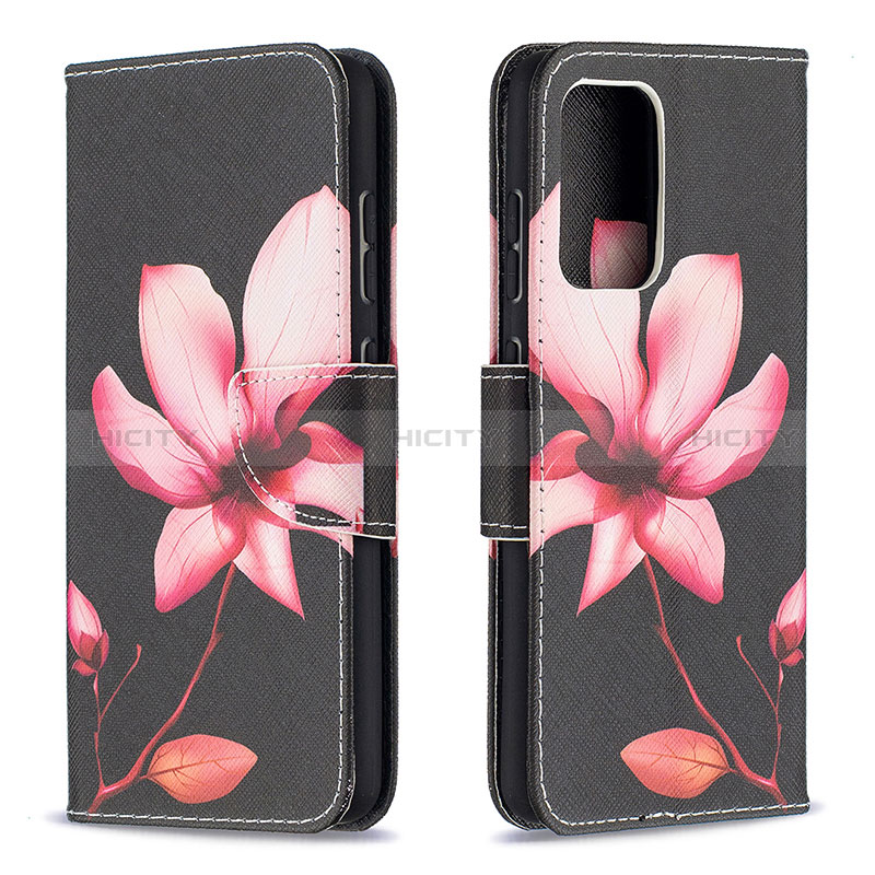 Handytasche Stand Schutzhülle Flip Leder Hülle Modisch Muster B03F für Samsung Galaxy A52s 5G groß