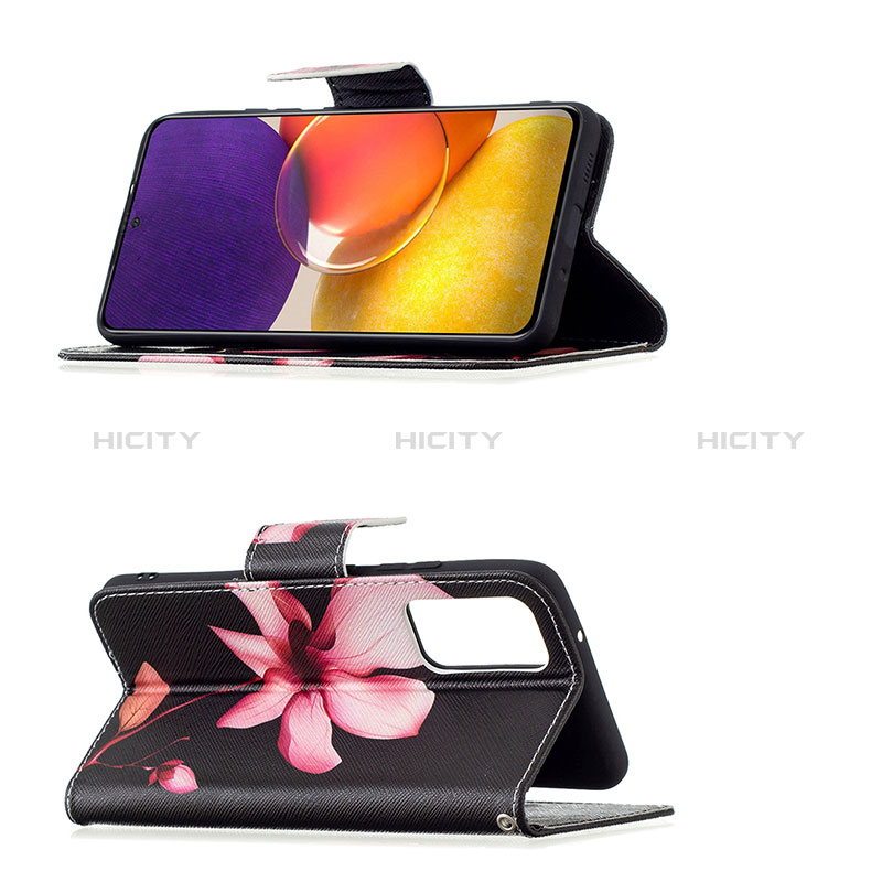 Handytasche Stand Schutzhülle Flip Leder Hülle Modisch Muster B03F für Samsung Galaxy Quantum2 5G