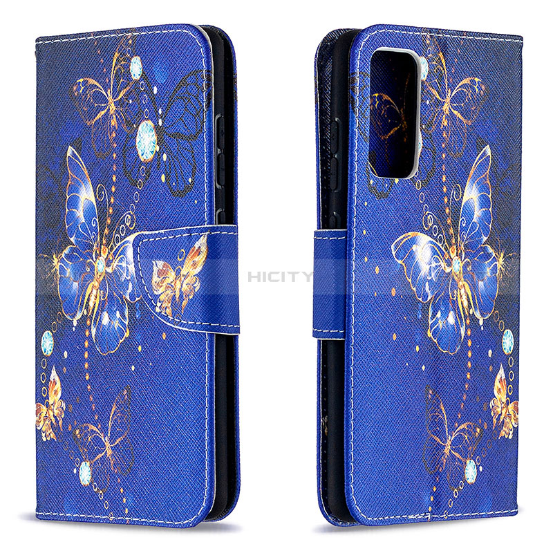 Handytasche Stand Schutzhülle Flip Leder Hülle Modisch Muster B03F für Samsung Galaxy S20 FE 5G groß