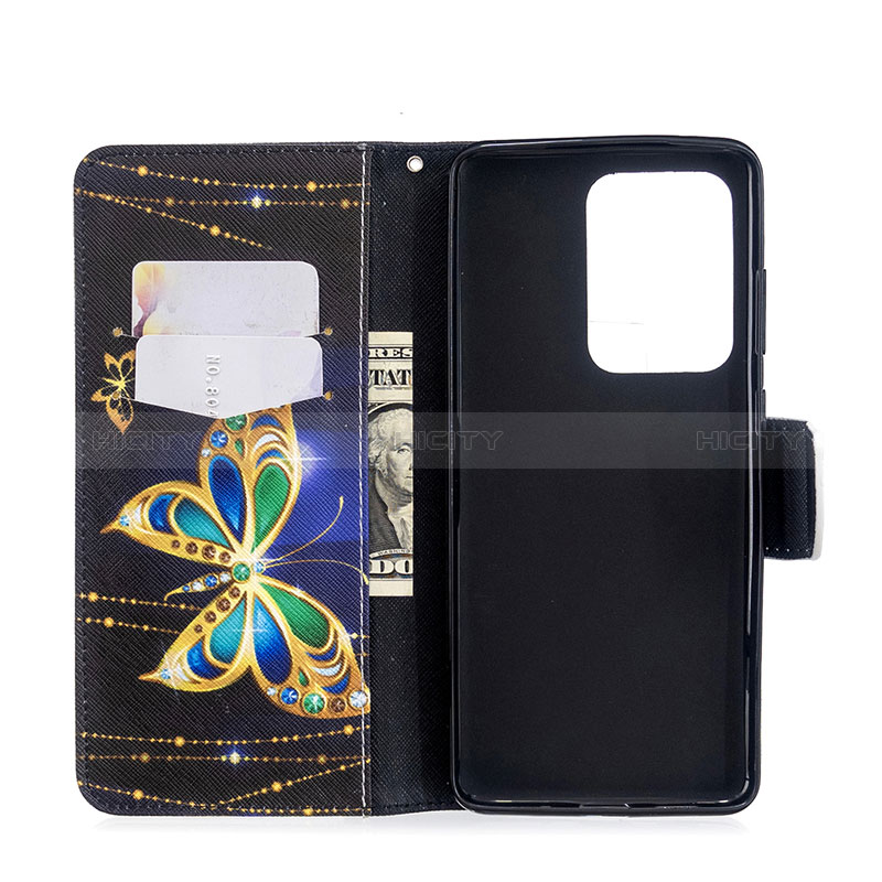 Handytasche Stand Schutzhülle Flip Leder Hülle Modisch Muster B03F für Samsung Galaxy S20 Plus groß