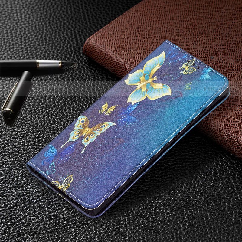 Handytasche Stand Schutzhülle Flip Leder Hülle Modisch Muster B03F für Samsung Galaxy S23 Ultra 5G groß