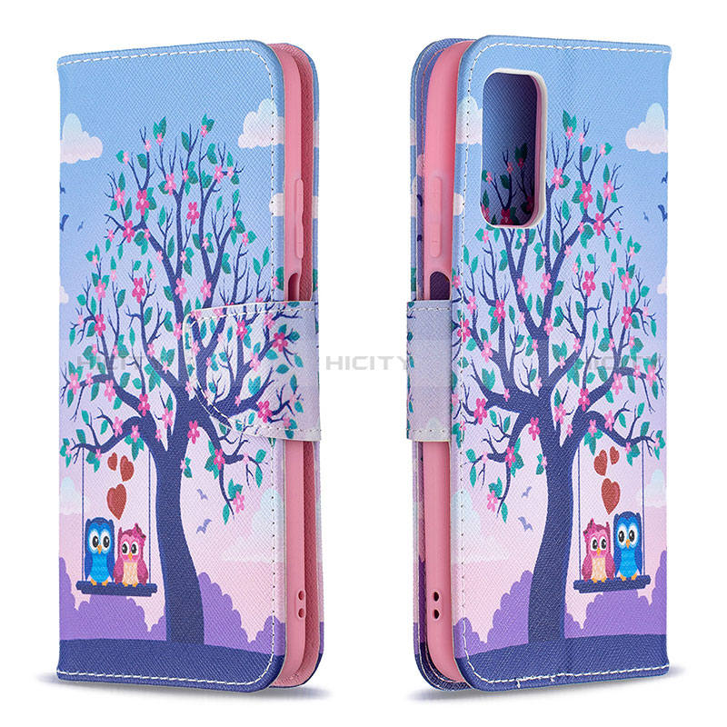 Handytasche Stand Schutzhülle Flip Leder Hülle Modisch Muster B03F für Xiaomi Poco M3