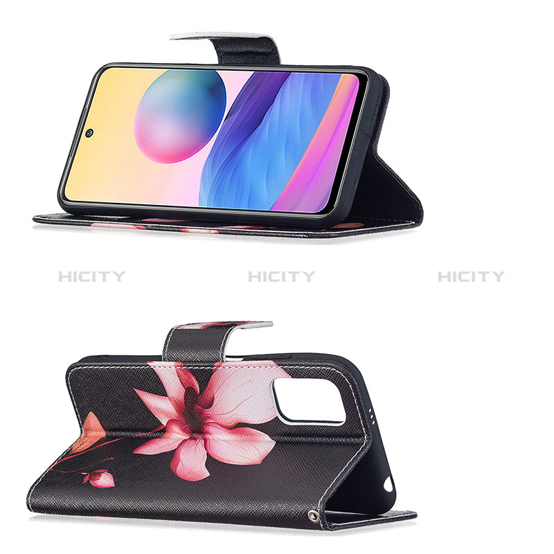 Handytasche Stand Schutzhülle Flip Leder Hülle Modisch Muster B03F für Xiaomi POCO M3 Pro 5G groß