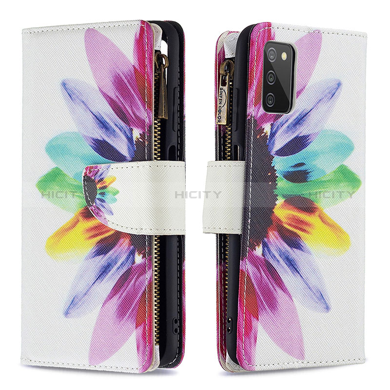 Handytasche Stand Schutzhülle Flip Leder Hülle Modisch Muster B04F für Samsung Galaxy A02s