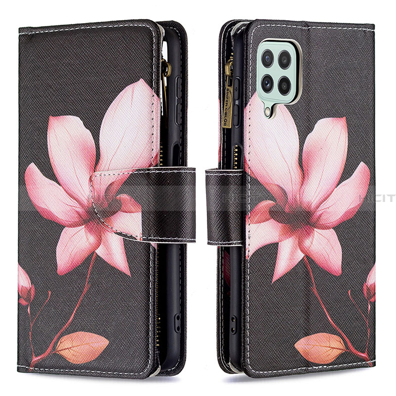 Handytasche Stand Schutzhülle Flip Leder Hülle Modisch Muster B04F für Samsung Galaxy A22 4G