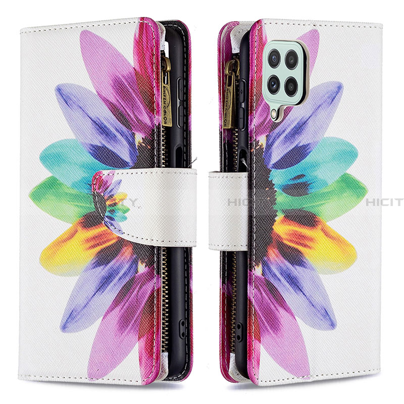 Handytasche Stand Schutzhülle Flip Leder Hülle Modisch Muster B04F für Samsung Galaxy A22 4G