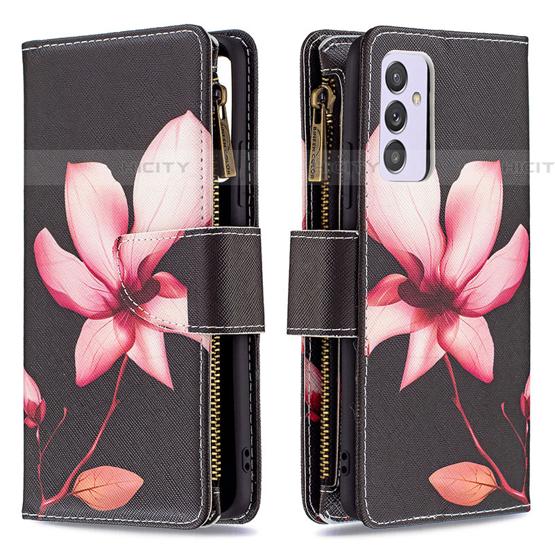 Handytasche Stand Schutzhülle Flip Leder Hülle Modisch Muster B04F für Samsung Galaxy A24 4G